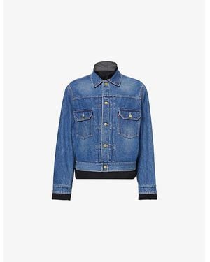 Sacai X Levi's Reversible Denim Jacket - Blue