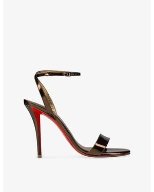 Christian Louboutin Miss Z Sandal 100 Leather Heeled Sandals - White