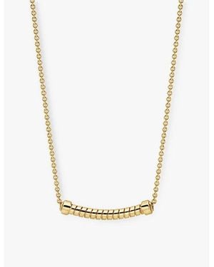 BVLGARI Tubogas 18Ct- Pendant Necklace - Metallic