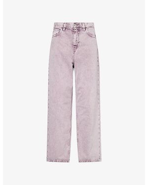 Carhartt Brandon Wide-Leg Denim Jeans - Purple