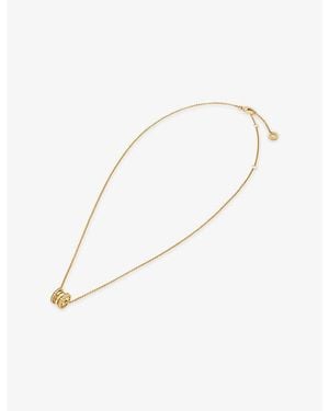 BVLGARI B.Zero1 18Ct- And 0.25Ct Diamond Pendant Necklace - White