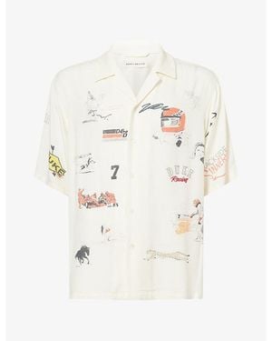 Duke & Dexter Dr4 Sketch Short Sleeve Woven Shirt - White
