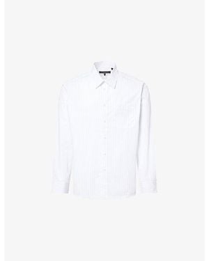 Rag & Bone Relaxed Fit Cotton-Poplin Shirt - White