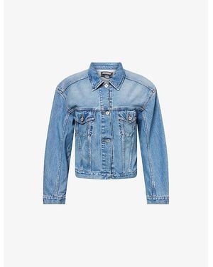 Jacquemus La Veste De-Nîmes Cinched-Waist Denim Jacket - Blue