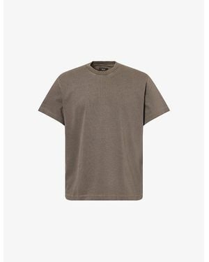 PAIGE Serano Boxy Cotton-Jersey T-Shirt - Gray