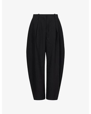 Dissh Romy Barrel-Leg Woven Trousers - Black