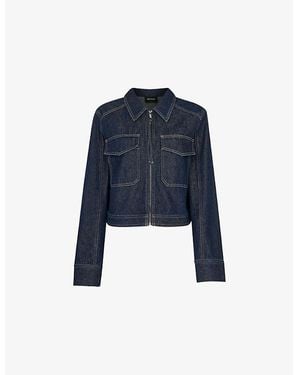 Whistles Limited Edition Suzana Western Denim Jacket - Blue