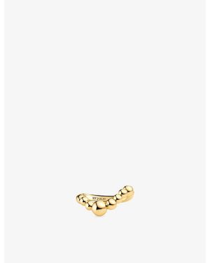 Sif Jakobs Bormio Wave 18Ct- Plated Sterling- Ring - Metallic
