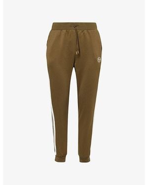 Sergio Tacchini Ghibli Side-Stripe Cotton-Blend Track Trousers - Green