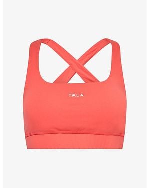 WE Are Tala Skinluxe Cross-Back Sports Bra - Pink