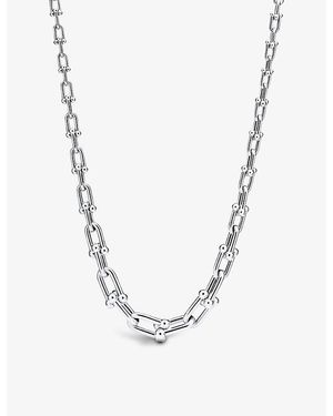 Tiffany & Co. Tiffany Hardwear Graduated Link Sterling- Necklace - Metallic