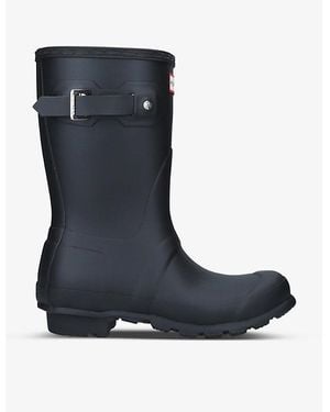 HUNTER Original Short Rubber Wellington Boots - Black