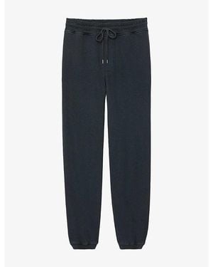 AllSaints River Tapered-Leg Cotton Jogging Bottoms - Blue