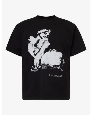 Basket Case Gimmick Graphic-Print Cotton T-Shirt - Black