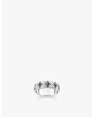 Thomas Sabo 925 Sterling- And Zirconia Band Ring - White