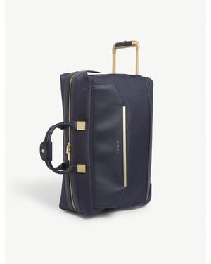 Ted Baker Albany 2 Wheel Trolley Duffle - Blue