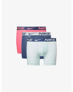 Nike Essential Micro Pack Of Three Jersey Trunks - White