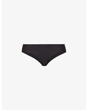 Simone Perele Uniq Mid-Rise Microfibre Briefs - Black