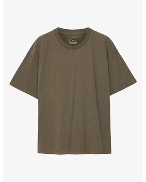 AllSaints Maddox Crewneck Regular-Fit Cotton T-Shirt - Green
