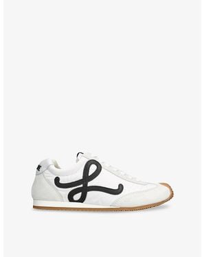 Loewe Ballet Runner 2.0 Low-Top Leather Trainers - White