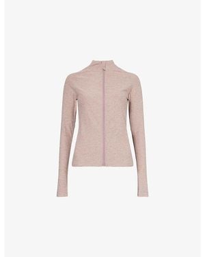 Cheap Monday Cambria High-Neck Stretch-Woven Jacket - Pink