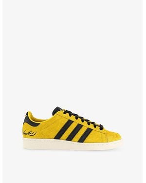 adidas Jabbar Lo 'Bruce Lee' Suede Sneakers - Yellow