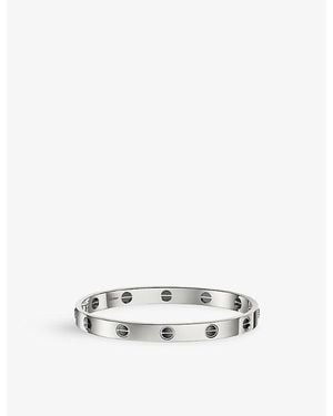 Cartier Love Classic Model 18Ct- And Ceramic Bracelet - White
