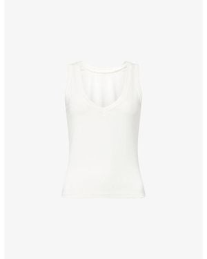 WE Are Tala 365 Sculpt Lounge Reversible Stretch-Modal Tank Top - White