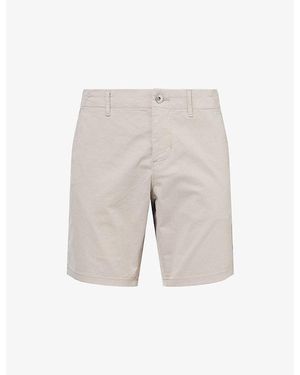 PAIGE Phillips Stretch-Cotton Shorts - Grey