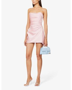 mini black dress petite Black Tube Flare Mini Dress