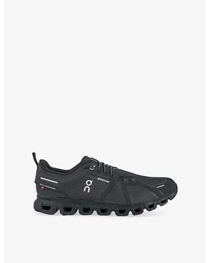 On Shoes Cloud 6 Waterproof Woven Trainers - Black