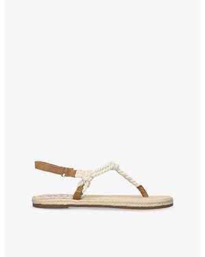 Manebí Twisted-Rope Jute Sandals - Natural
