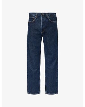Agolde 90's Straight-Leg Loose-Fit Denim Jeans - Blue