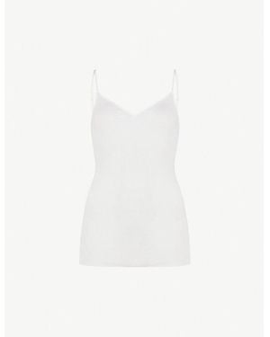 Hanro Seamless Cotton Camisole - White