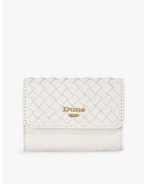 Dune Kelsey Branded Faux-Leather Purse - White