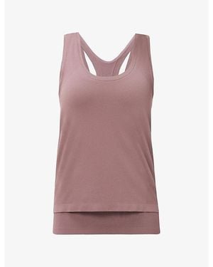 Sweaty Betty Athlete Seamless 2-In-1 Vest Top - Purple