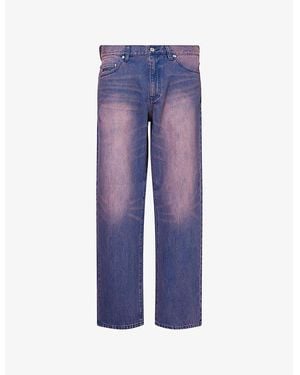 AWAKE NY Five Pocket 100 Baggy-Fit Denim Jeans - Blue