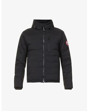 Canada goose lodge jacket black hot sale