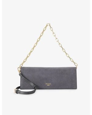 Dune Bemuse Suede Shoulder Bag - White