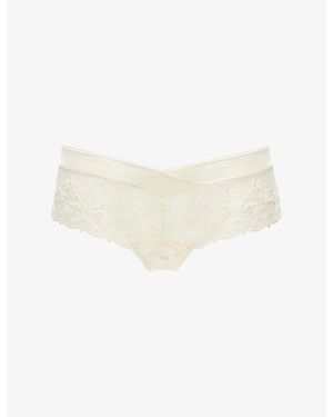 Chantelle Champs Elysées Embroidered Shorty - White