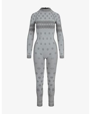 Skims First Layers Turtleneck Thermal Catsuit - Grey