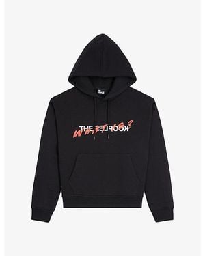 The Kooples Logo-Print Cotton Hoody - Black