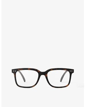 Izipizi #L Square-Framed Reading Glasses - Black