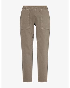 Arne Carpenter Elasticated-Waist Denim Trousers - Grey