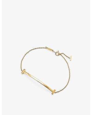 Tiffany & Co. Tiffany T Smile Medium 18Ct- Bracelet - Metallic