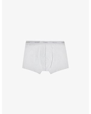 Reiss Pack Of Three Heller Stretch Cotton Boxers - White