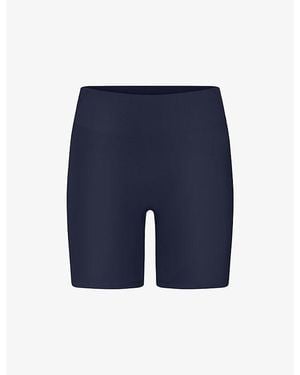 NikeSKIMS Shine Bonded Waist 5-Inch Biker Shorts - Blue