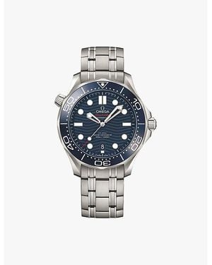 Omega 210.30.42.20.03.001 Seamaster Diver 300M Steel Self-Winding Watch - Blue