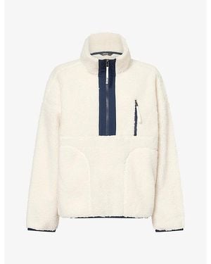 Splits59 Reese Sherpa Half-Zip Fleece Jumper - White