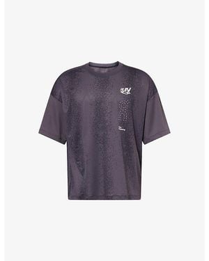 On Shoes Performance Volt Stretch-Jersey T-Shirt - Blue